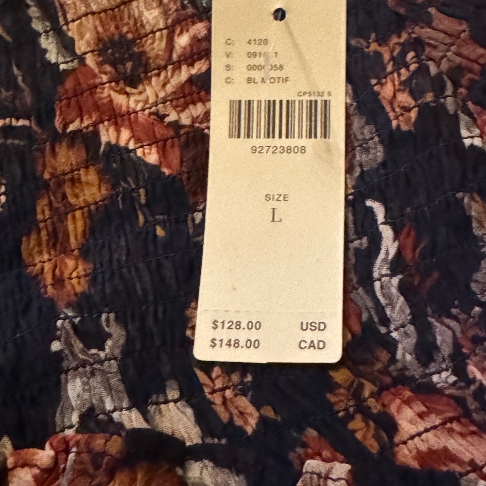 Anthropologie Asymmetrical Smocked Mini Skirt - Picture 7 of 7